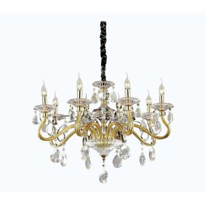 Ideal Lux - Luster na reťazi NEGRESCO 8xE14/28W/230V pr. 73, 5 cm zlatá 087764 vyobraziť