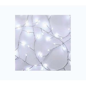 100 LED nano reťaz ježko 2, 4 m 3x AA vnútorná studená biela časovač D3FC01 vyobraziť