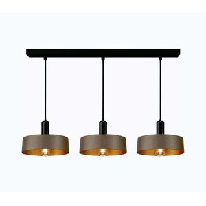 Keter Lighting Závesný luster na lankách HAKI 3xE27/60W/230V hnedý/čierny 3741 vyobraziť