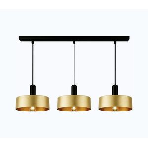 Keter Lighting Závesný luster na lanku HAKI 3xE27/60W/230V zlatý/čierny 3744 vyobraziť