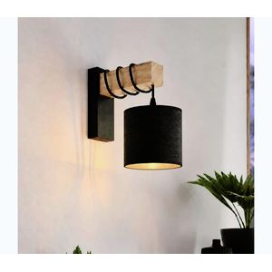 BRILAGI - Nástenné svietidlo NUBILA 1xE27/60W/230V hnedá/čierna EG44078+BG1581 vyobraziť