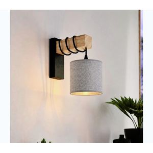 BRILAGI - Nástenné svietidlo NUBILA 1xE27/60W/230V hnedá/čierna/šedá EG44078+BG1582 vyobraziť