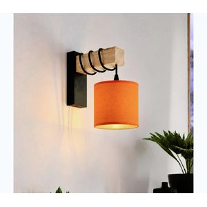 BRILAGI - Nástenné svietidlo NUBILA 1xE27/60W/230V hnedá/čierna/oranžová EG44078+BG2453 vyobraziť