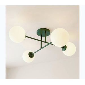 EMIBIG Prisadený luster ROMA 4xE14/10W/230V zelený 1847/4 vyobraziť