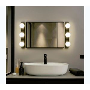 BRILAGI - SADA 2x LED kúpeľňové nástenné svietidlo HOLLYWOOD 3xLED/3W/230V 39 cm IP44 čierna 2xBG3879 vyobraziť