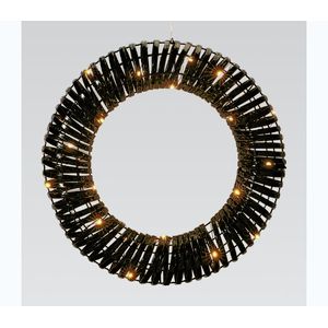 Koopman LED Vianočný veniec 30xLED/3xAA pr. 40 cm teplá biela veniec/čierna AMZ141940 vyobraziť