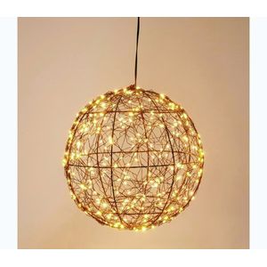 Koopman LED vonkajšia vianočná dekorácia 300×LED/230 V priemer 25 cm IP44 teplá biela guľa/čierna AMZ141020 vyobraziť
