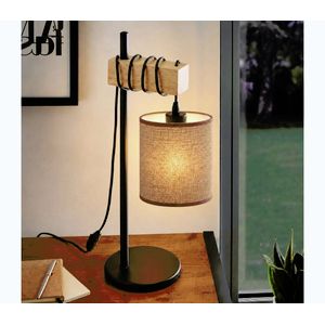 BRILAGI - Stolná lampa NUBILA 1xE27/40W/230V hnedá/čierna EG780173+BG1583 vyobraziť