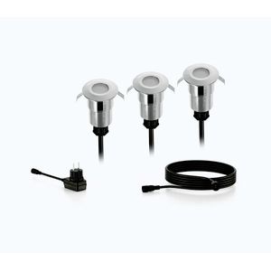 Philips - SADA 3x LED Vonkajšie zápustné svietidlo SPORE LED/1W/24/230V IP67 872016926945300 vyobraziť