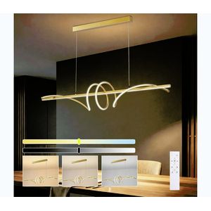 BRILAGI - LED stmievateľný luster na lanku SIGNATURE LED/50W/230V 120 cm zlatý + diaľkový ovládač BRI1140 vyobraziť