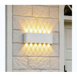 Top Light -LED Vonkajšie nástenné svietidlo RAY LED/10W/230V 3000/4000/6500K IP54 biela Ray 30B CCT vyobraziť