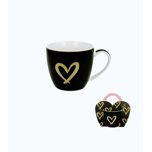 DUO - Hrnček 460ml Big GOLD HEART vyobraziť