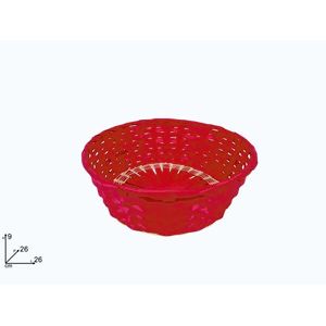 MAKRO - Košík okrúhly 26x9cm červený vyobraziť