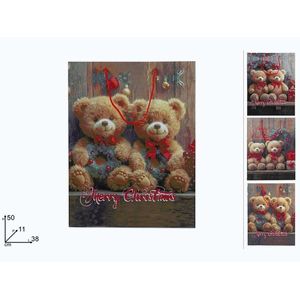 MAKRO - Taška vianočná medvedík 50x38x11cm rôzne motívy vyobraziť