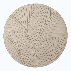 Béžový okrúhly vnútorný a vonkajší koberec ø 120 cm Nova 1203 – Ayyildiz Carpets vyobraziť