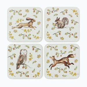 Taupe korkové tácky v súprave 4 ks Forest Fable – Cooksmart ® vyobraziť