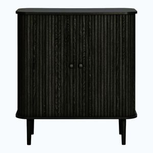 Čierna komoda z borovicového dreva 80x87x40 cm Nikko – House Nordic vyobraziť