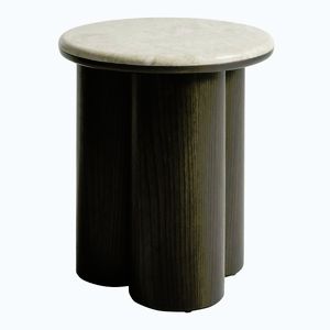 Okrúhly odkladací stolík s mramorovou doskou ø 45 cm Piazze – Unique Furniture vyobraziť