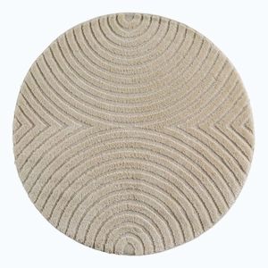 Béžový okrúhly koberec ø 200 cm Art 1122 – Ayyildiz Carpets vyobraziť