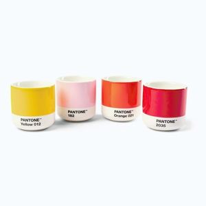 Porcelánové šálky v súprave 4 ks na espresso 100 ml Macchiato – Pantone vyobraziť