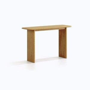 Konzolový stolík z dubového dreva v prírodnej farbe 40x120 cm Charlotte – Micadoni vyobraziť