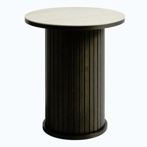 Okrúhly odkladací stolík s keramickou doskou ø 50 cm Enna – Unique Furniture vyobraziť