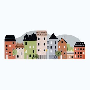 Akustická tabuľa Happy Town – Styler vyobraziť