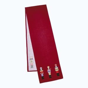 Bavlnený behúň na stôl s vianočným motívom 220x32 cm Christmas Nutcracker – Catherine Lansfield vyobraziť