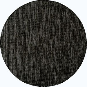 Čierny okrúhly vnútorný a vonkajší koberec ø 80 cm Mira 1450 – Ayyildiz Carpets vyobraziť