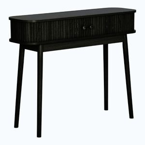 Čierny konzolový stolík z borovicového dreva 30x100 cm Nikoo – House Nordic vyobraziť
