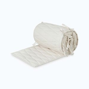 Krémovobiely mantinel do postieľky z bio bavlny 365 cm Light Sand – Cam Cam Copenhagen vyobraziť