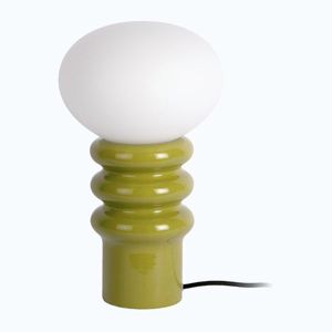 Khaki keramická stolová lampa (výška 33, 5 cm) Catania Aro – Leitmotiv vyobraziť