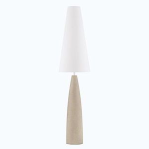 Biela/krémovobiela stojacia lampa (výška 130 cm) Mizu – Nova Luce vyobraziť