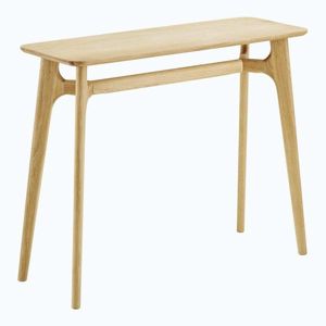 Konzolový stolík v dekore duba v svetlo prírodnej farbe 35x100 cm Rennes – House Nordic vyobraziť
