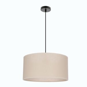 Závesná lampa SHANTI čierna 1x40W E27 béžové tienidlo vyobraziť
