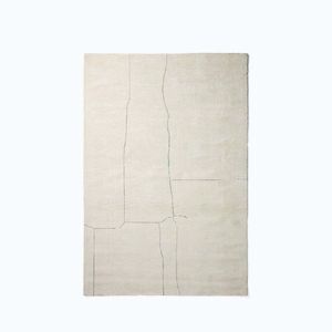 Krémovobiely ručne tkaný koberec s prímesou bavlny 230x160 cm Lisdan – Kave Home vyobraziť