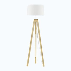 Biela/v prírodnej farbe stojacia lampa (výška 145 cm) Leroy – Nova Luce vyobraziť