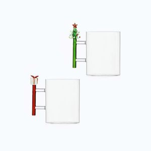 Sklenené hrnčeky v súprave 2 ks s vianočným motívom 450 ml Long Live Xmas – Brandani vyobraziť